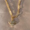Saturn chain smykke - gullfarget - Bilde 2