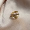 Storm ear cuff - gullfarget - Bilde 4