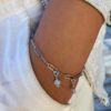 Basic chain armbånd - sølvfarget