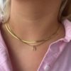 Cleopatra extra thin - initial halskjede