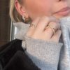 Pakkedeal - Glam hoops & Croix ring - Bilde 2