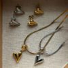 Pakkedeal - Heart halskjede & studs - Bilde 3